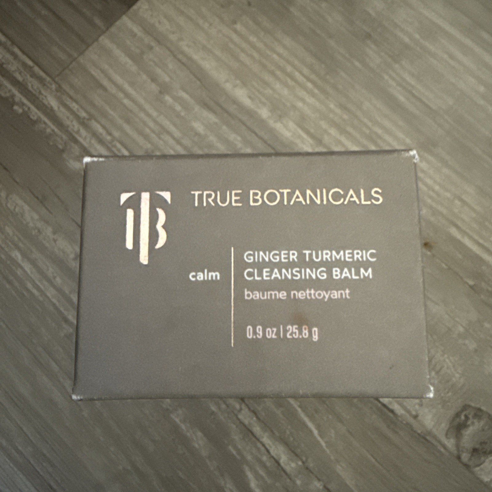 True Botanicals CALM Ginger Turmeric Facial Cleansing Balm 0.9 oz. NEW IN BOX