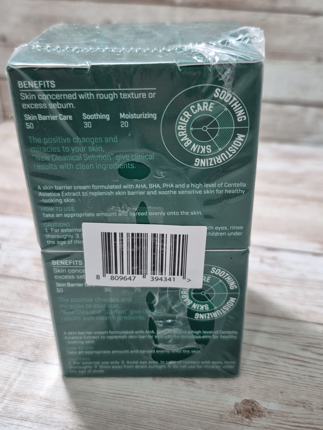 AHA BHA PHA 30 Days Miracle Cream – Pack of 2 – Centella asiatica. 60 G Each