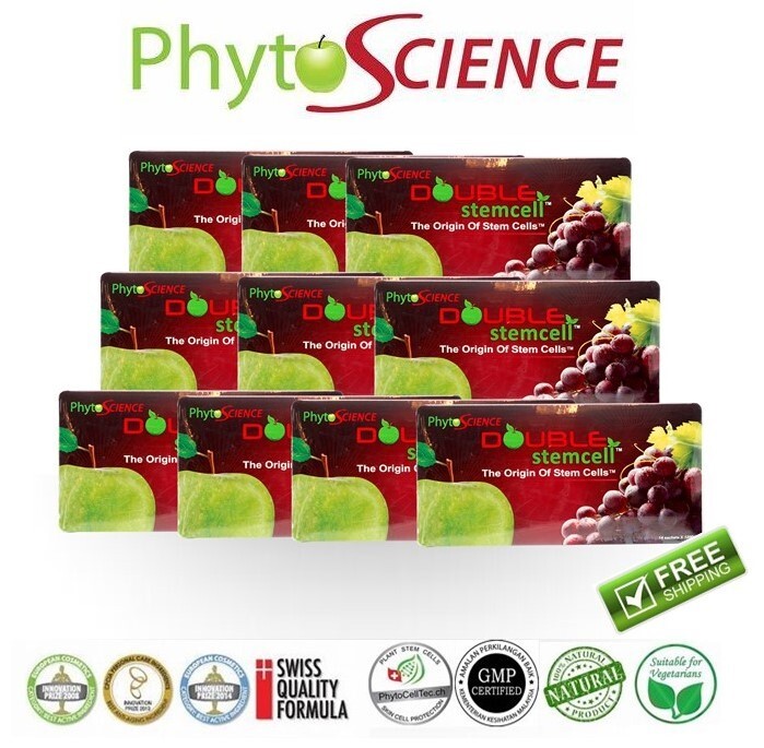 10 Packs Phytoscience Double Stem Cell Anti Aging Apple Grape Expiry2027