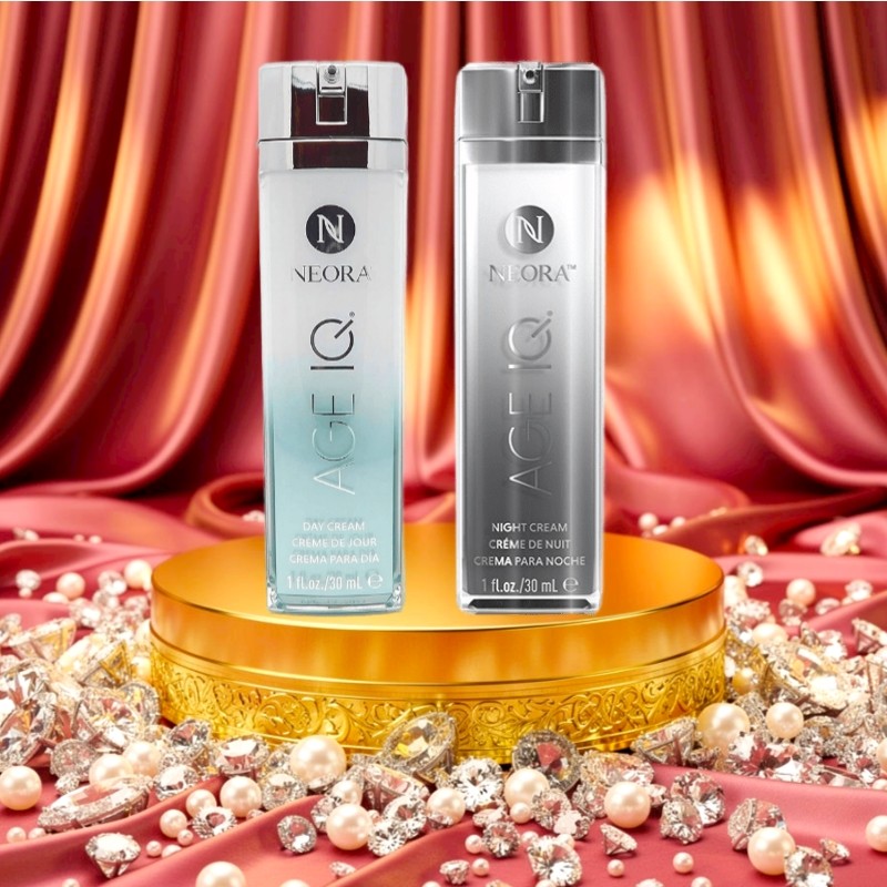 Nerium Aged IQ Day and Night Cream Anti Aging Combo Set 30ml 1oz Each New Sealed