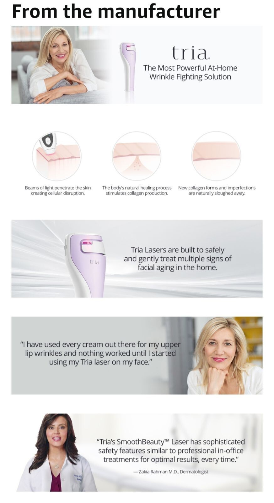 Authentic Tria Age Defying / Smooth Beauty Laser, FDA cleared, Lilac – No Box