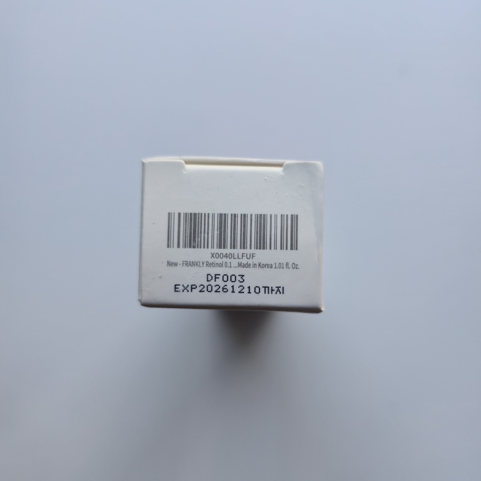 Frankly – Retinol 0.1% Cream – Ceramide – 30ml / 1 fl oz – Exp: 12/10/2026