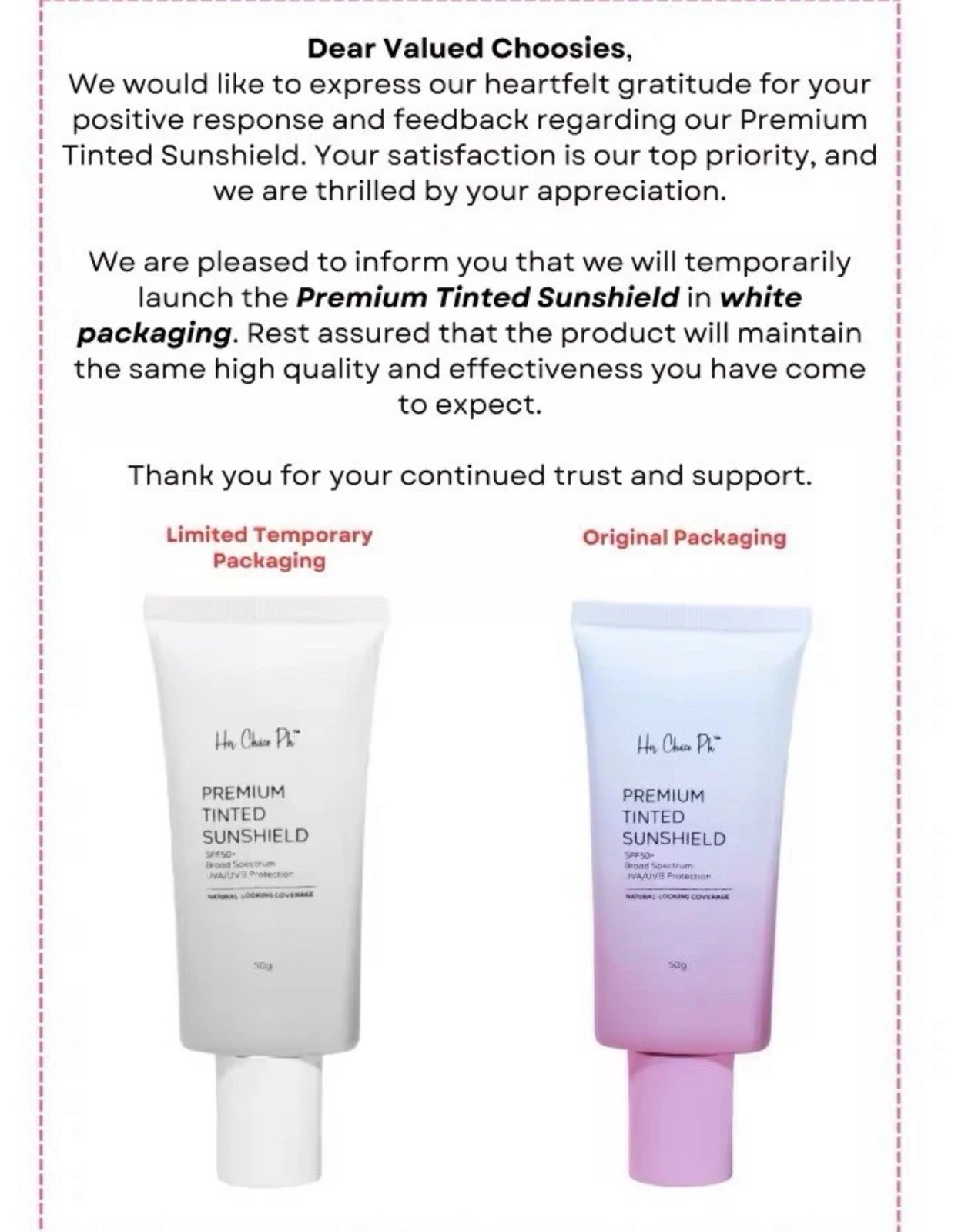 Her Choice PH pekas set (US Authorized Seller)