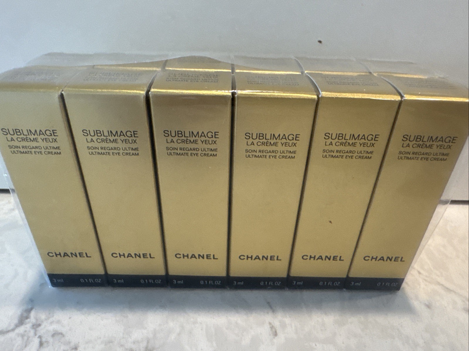 12 CHANEL SUBLIMAGE EYE CREAM La Creme Yeux 3 ml Each sealed new in box