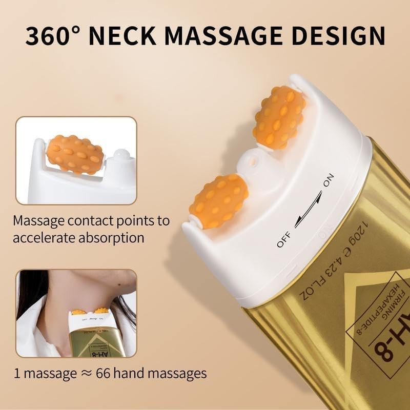 AH-8 Firming Neck Cream with Peptides – Elevate Your Skin Care Routine 4.23 Oz