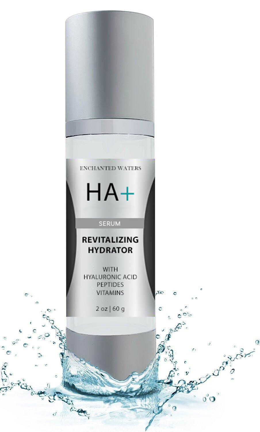 HYALURONIC ACID SERUM (HA+) Anti Aging Wrinkle Rejuvenating Hydrating Peptides