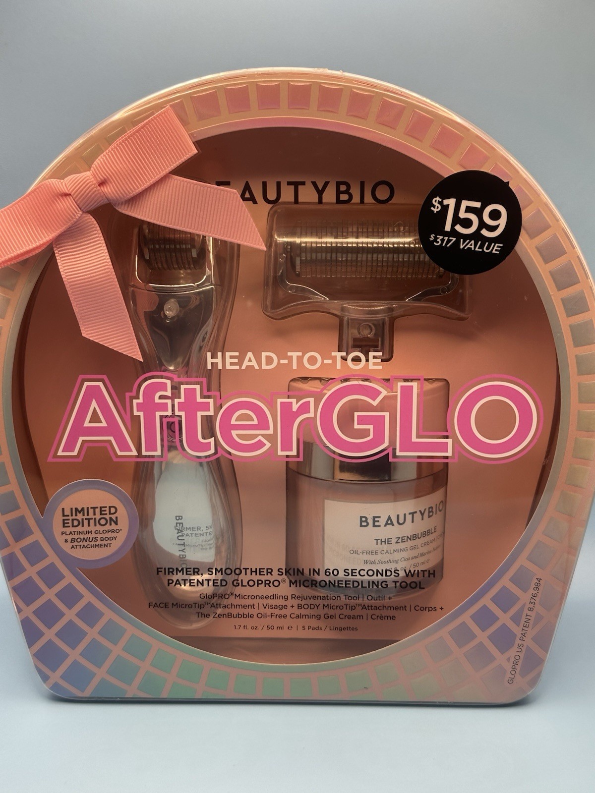 Beauty Bio Glow Pro Afterglo Kit! Includes Face+Body Heads+ Full Size Zenbubble!