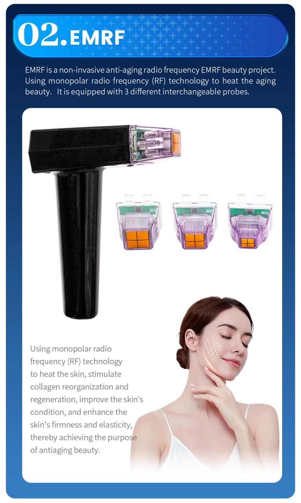 3 in 1 Professional Face Lift Body Slim Skin Firm Skin Rejuvenation Machine