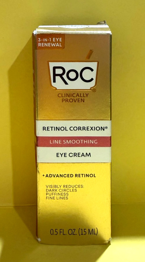 RoC Retinol Correxion Line Smoothing Eye Cream 15ml Damaged Box No Exp Date