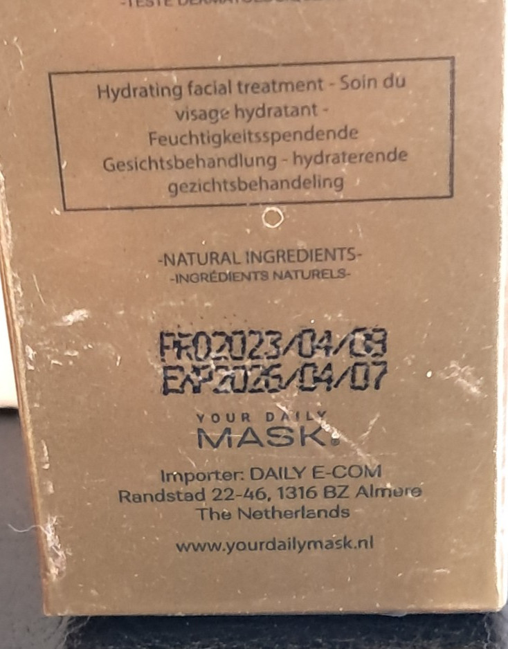 Hydrating Hyaluronic Serum Anti-Aging Rejuvenating Skin Moisturizer Daily Mask