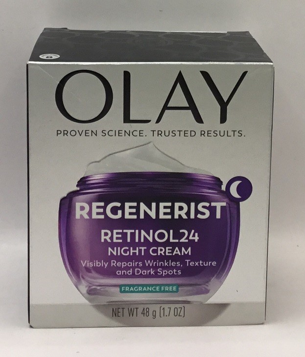 Olay Retinol 24, Night Cream Moisturizer, Fragrance Free 1.7oz