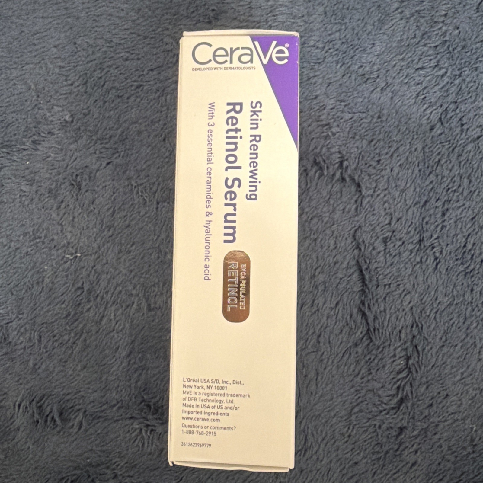 NEW Cerave Skin Renewing Retinol Serum Encapsulated Retinol 1 FL Oz (30 ml)