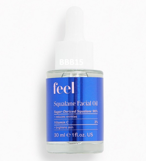 FEEL BEAUTY Squalane Facial Oil,30ML FULL SIZE SEALED NEW WITH BOX