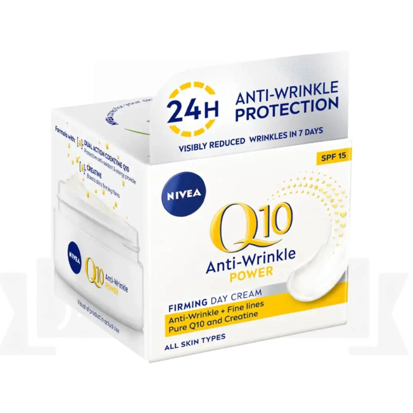 NIVEA Q10 Power Anti-Wrinkle Firming Day Cream SPF15 50ml Skincare