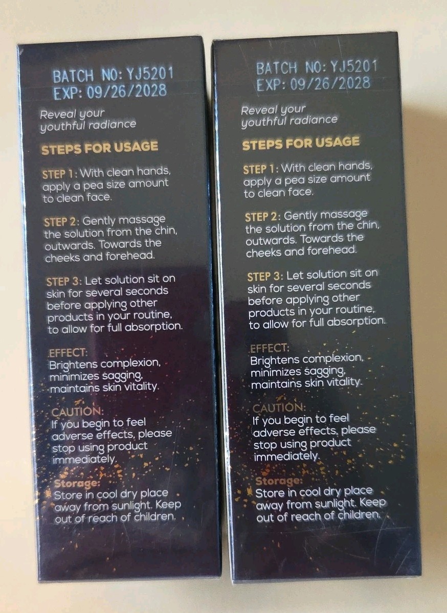 Olavita Liquid Solution Age Erase Formula Anti-Aging 1.01oz 30ml 2 Pack Exp 9/28