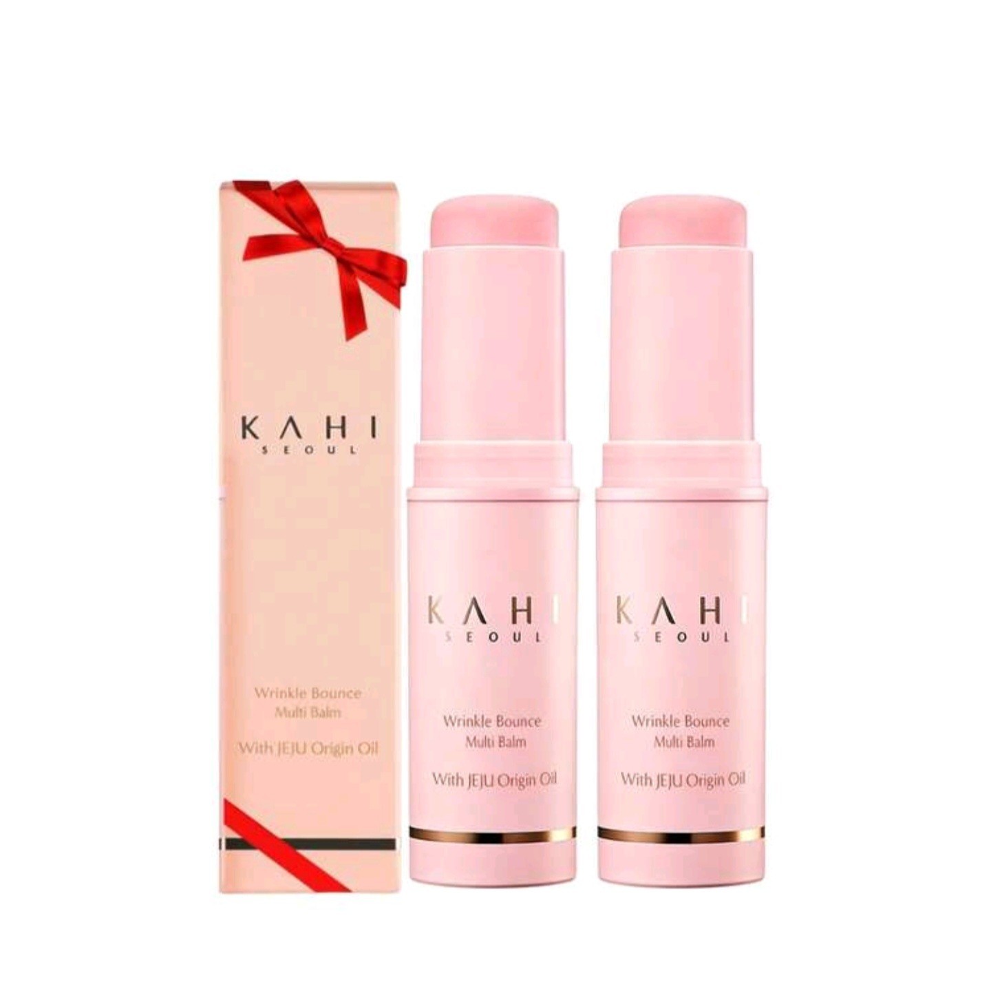 Pack Of 2 kahi seoul wrinkle bounce multi balm with JEJU Origin Oil