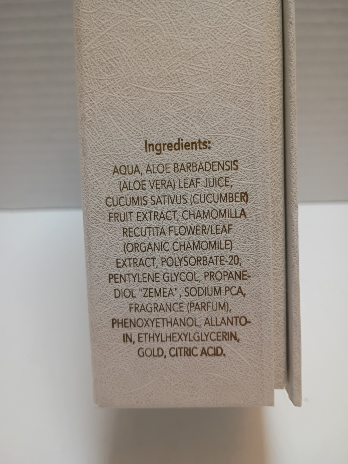 OROGOLD Cosmetics 24K Purifying Toner 100ml/3.38fl oz White Gold New