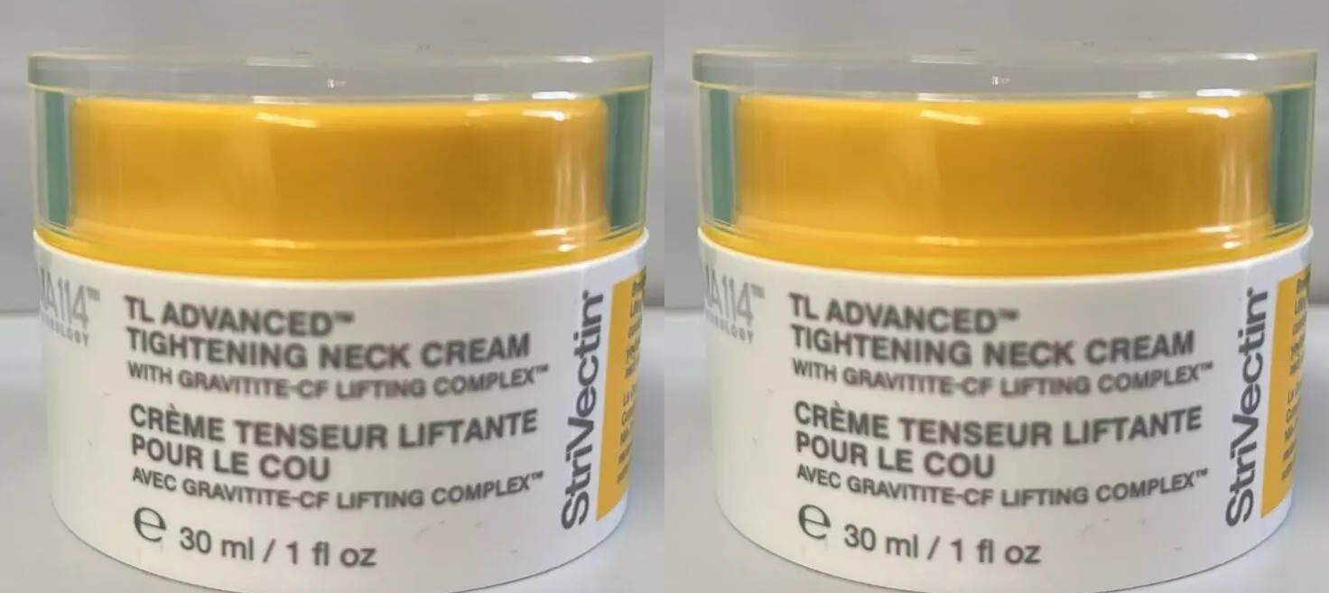 2 x Strivectin TL advanced Neck Tightening Cream with NIA114, 1oz (2 oz total)