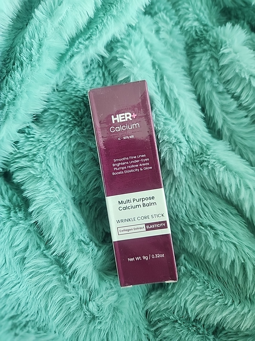 NIB Her+ Calcium Multi-Purpose Balm Wrinkle Undereye Moisture Stick Exp 2029