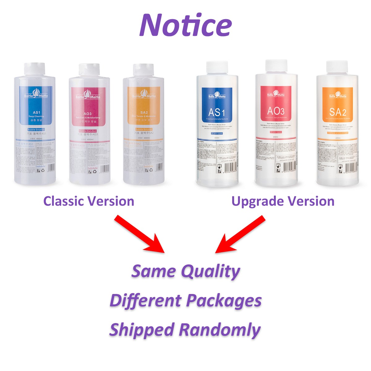 3/6 x400ml Aqua Hydro Peel Solution Facial Serum for Hydro Dermabrasion Machine
