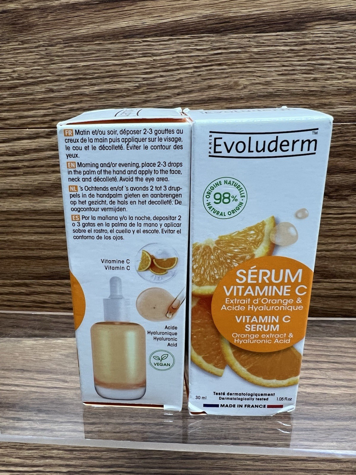 2 Evoluderm Vitamin C Serum Energizing & Antioxidant – 30 ml/1.05 fl oz 06/28