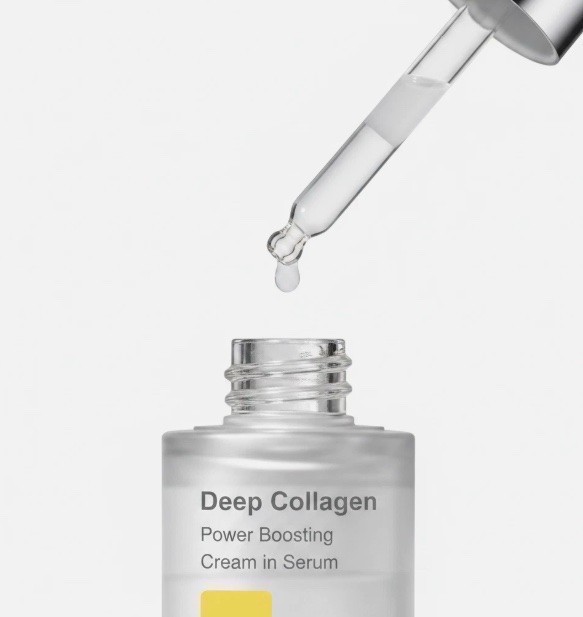 Deep Collagen Power Boosting Cream-in-Serum Anti-Aging Plumping Facial Treatment