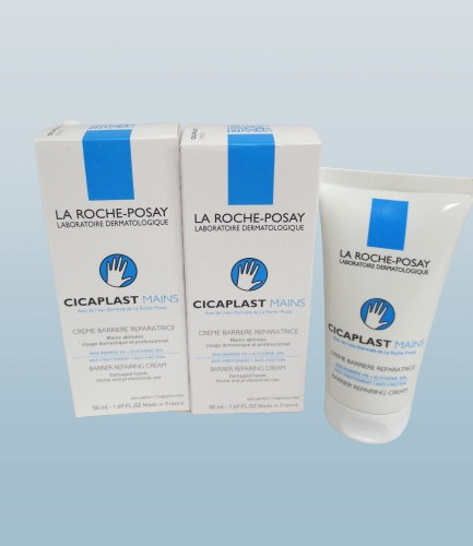 LA ROCHE POSAY CICAPLAST MAINS BARRIER REPAIRING HAND CREAM 1.69 OZ EXP:2027 2PC