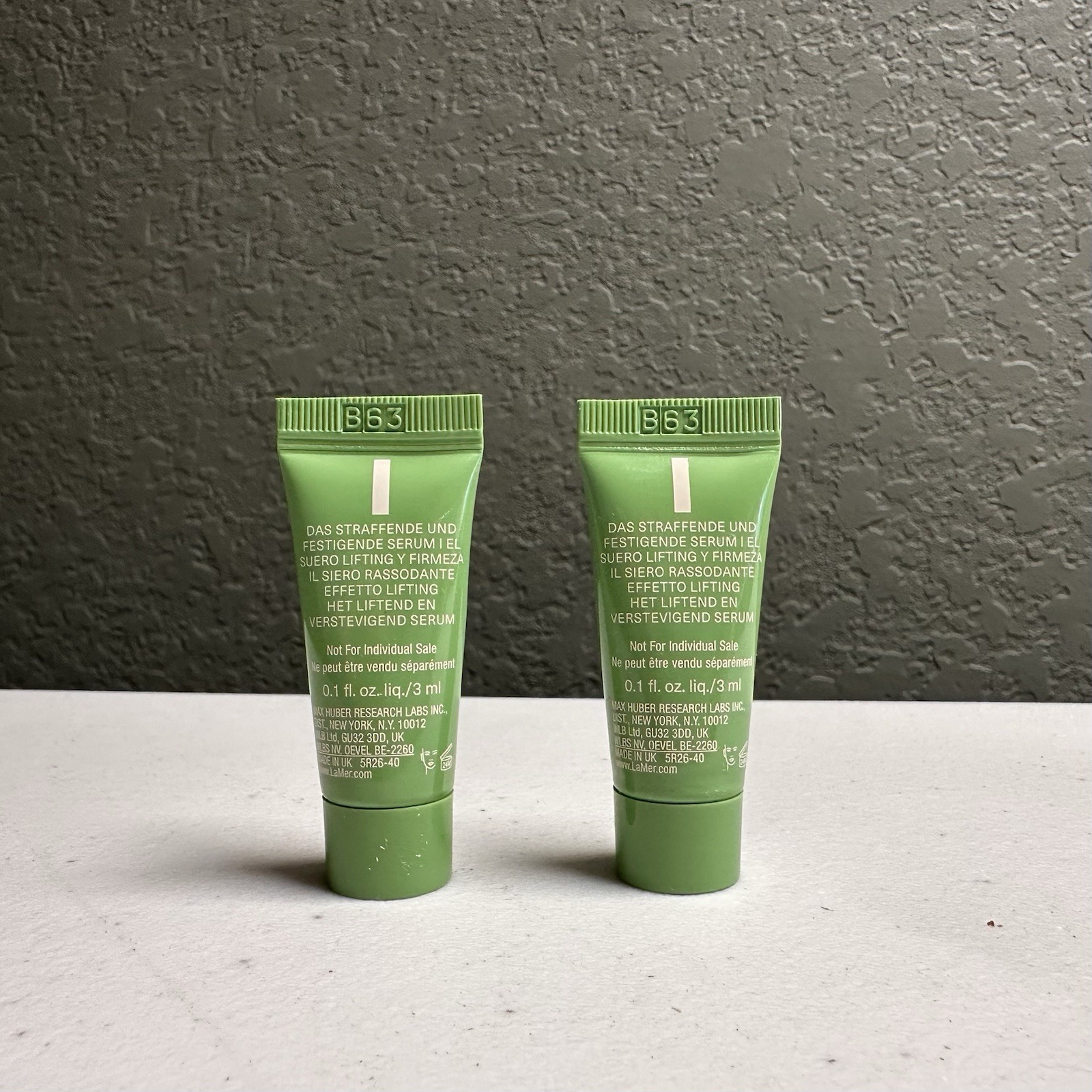 2 x La Mer The Lifting Firming Serum 0.1oz / 3ml Each Total 6ml NIB