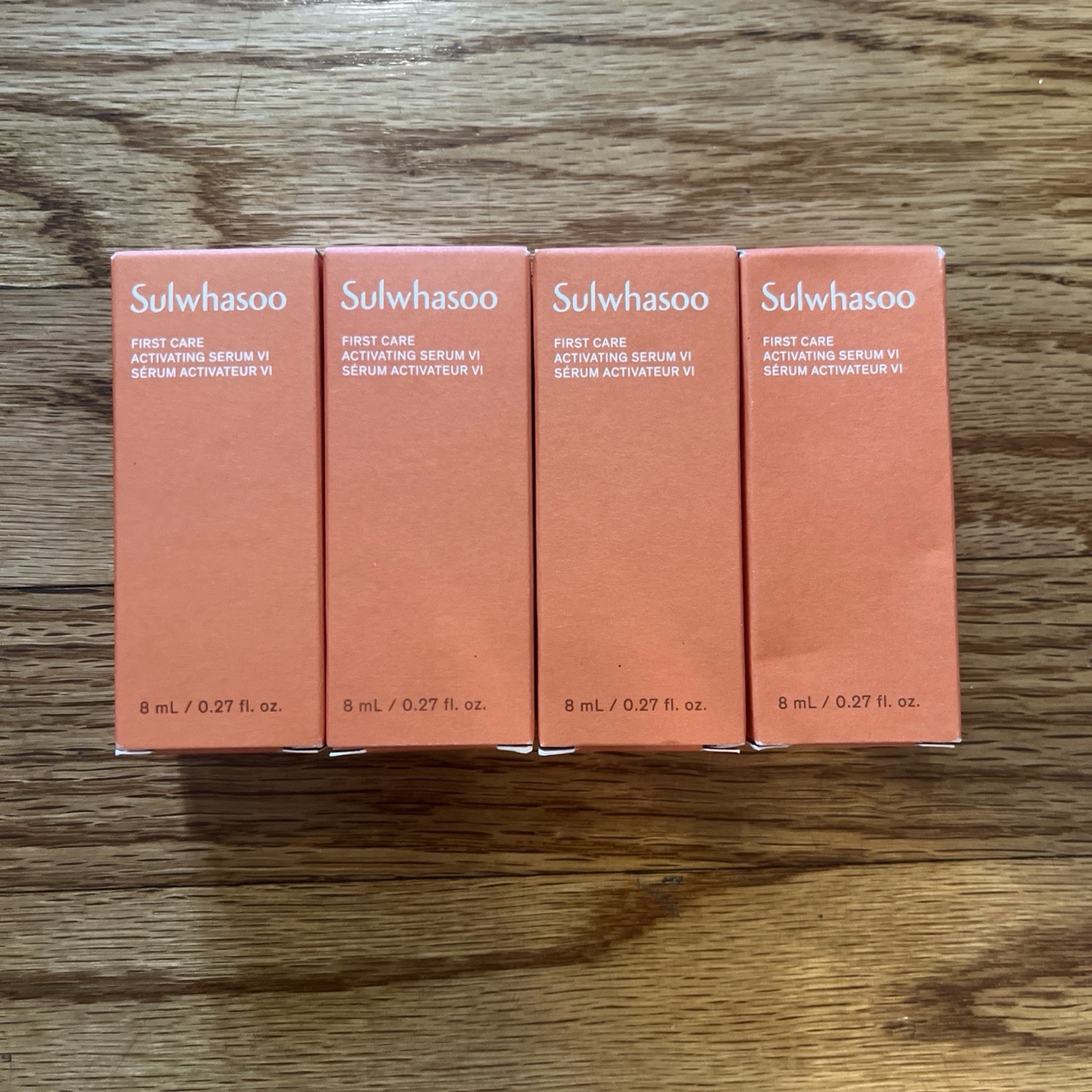 Lot 4 Sulwhasoo First Care Activating Serum VI NIB travel size 8ml / 0.27oz each