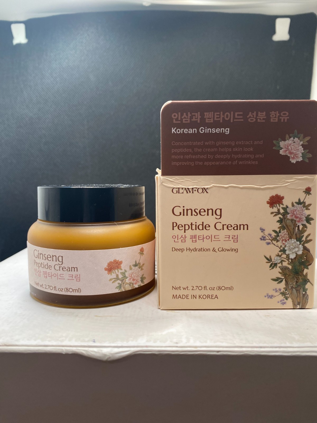 Glamfox Korean Ginseng Peptide Face Cream 2.7 oz / 80 mL exp 06/2028