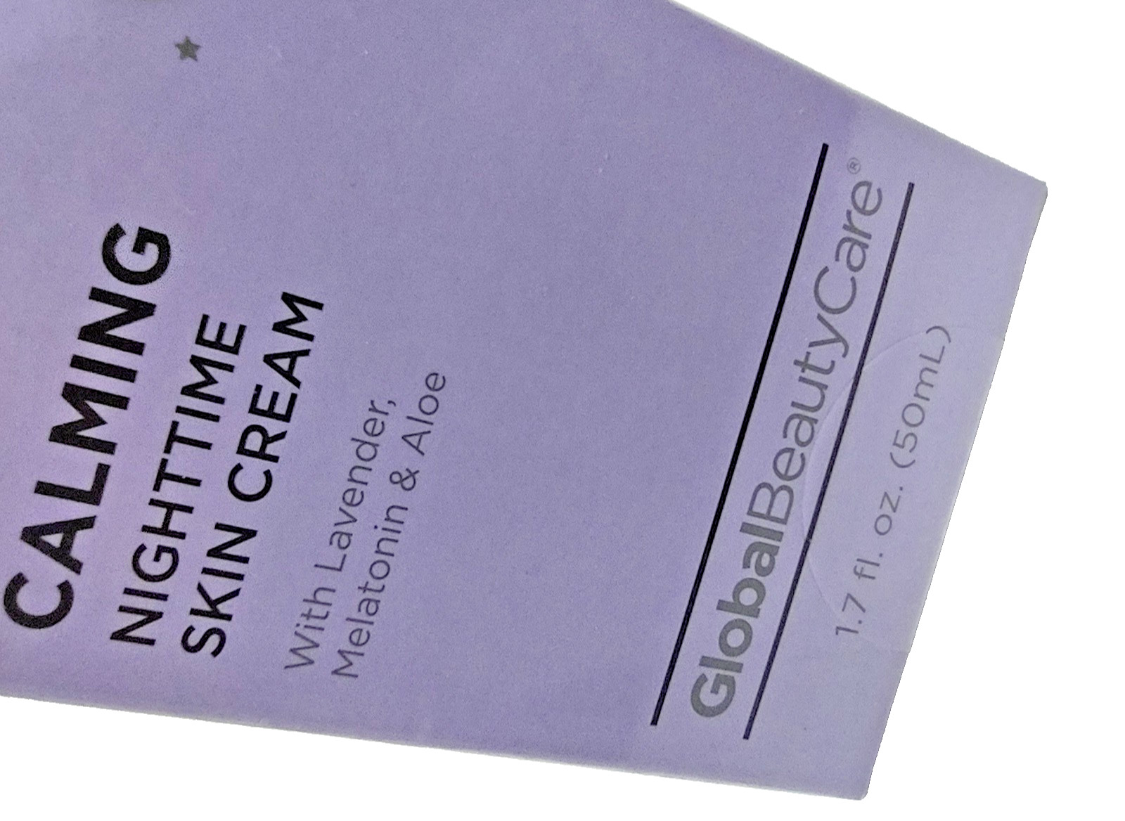 Lot 2 -Global Beauty Care Calming Nighttime SKIN CREAM Lavender Aloe 1.7 oz each