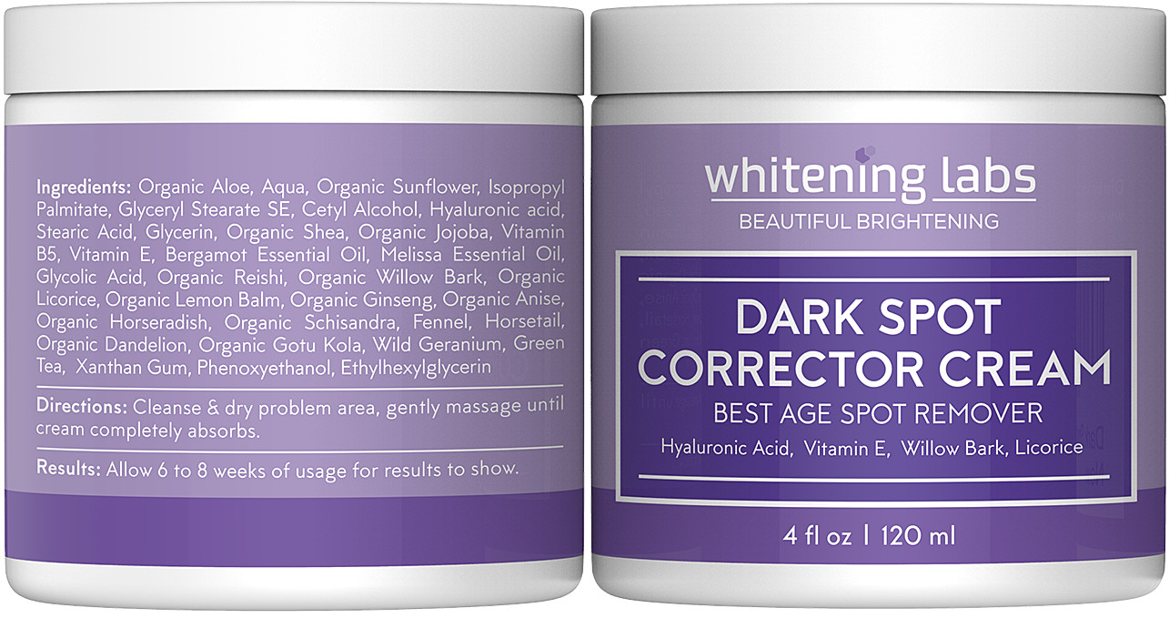 Anti Aging DARK SPOT CORRECTOR for Face, Body Age Spot Remover. MADE in USA 4 OZ
