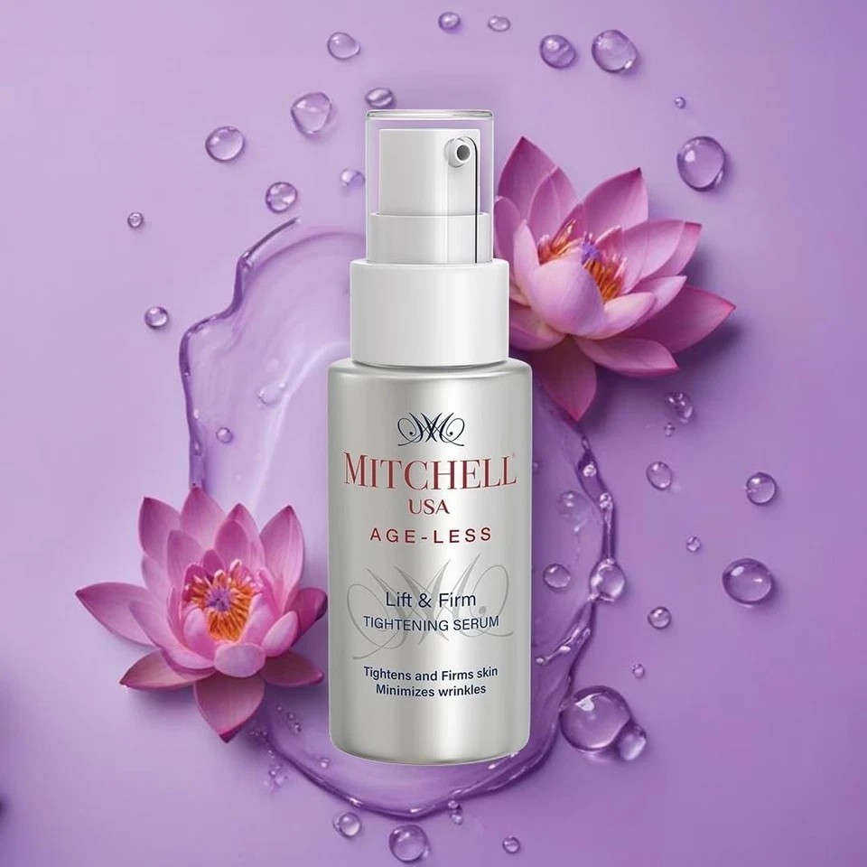 Mitchell USA Lift & Firm Anti Aging Tighten Serum Lotus Seed Extract AdvPro 30ml