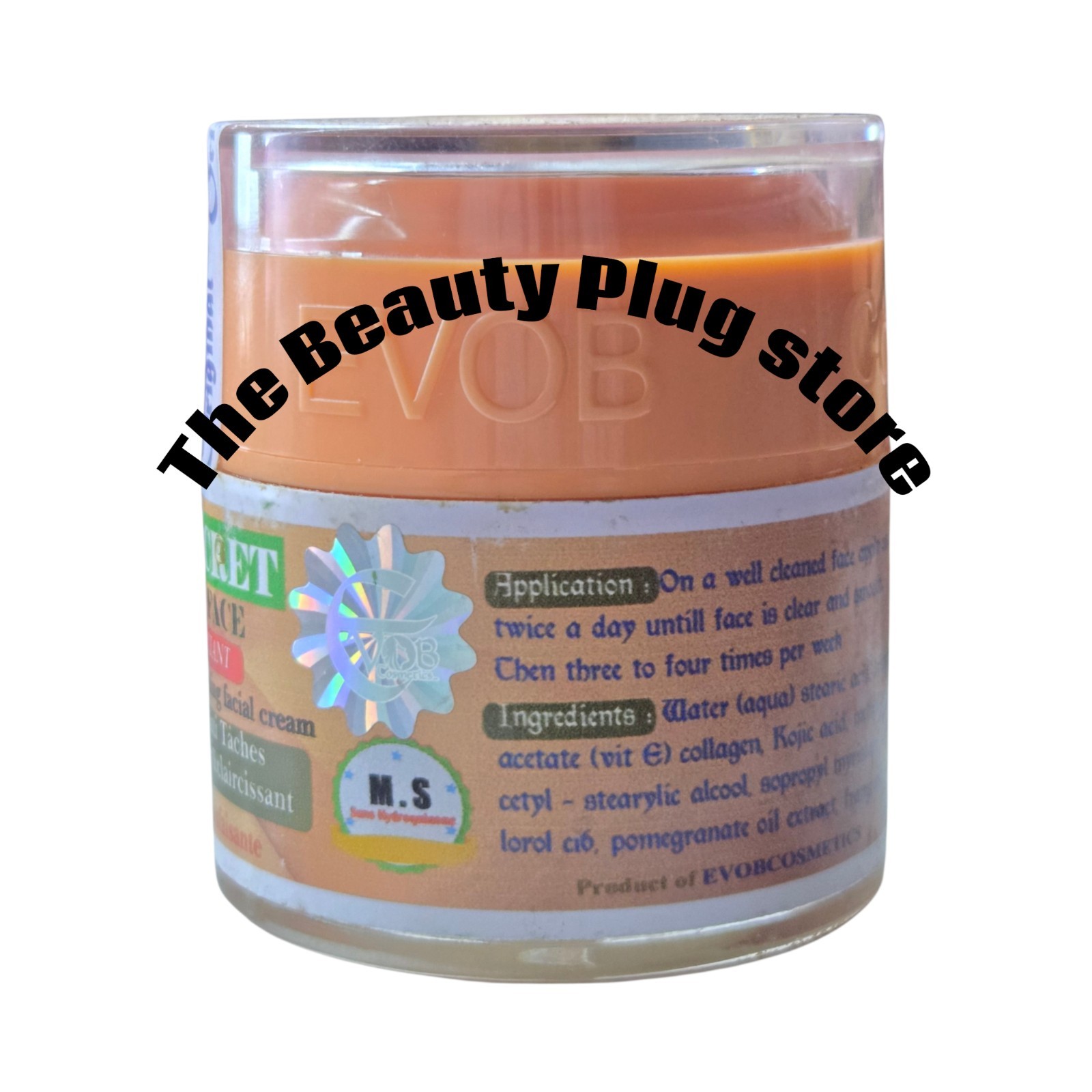 X 1 Jar Mon Secret Spotless Moisturizing Face Cream. 50g. NOTE JAR IS NOT FULL!✅