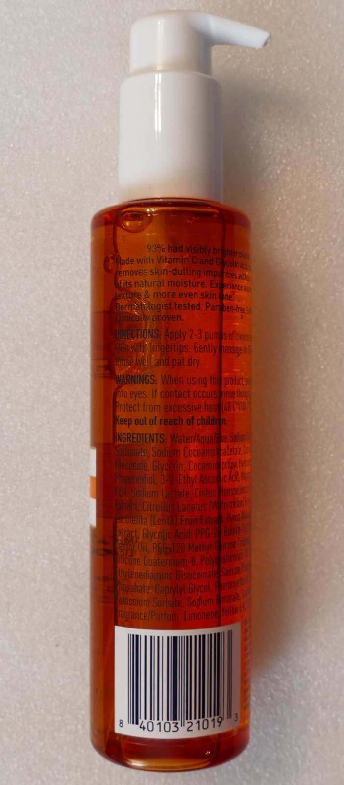 RoC Multi Correxion Crepe Revive & Glow Gel Cleanser – 6 oz / 177 mL