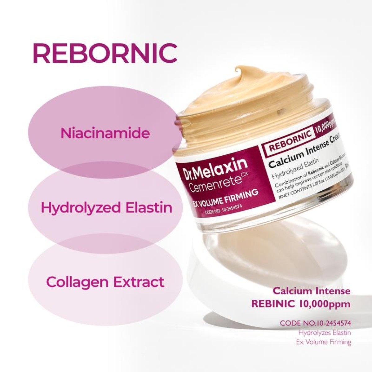 Dr.Melaxin Cemenrete Calcium Intense Cream 50ml | Anti-Aging & Elasticity Care