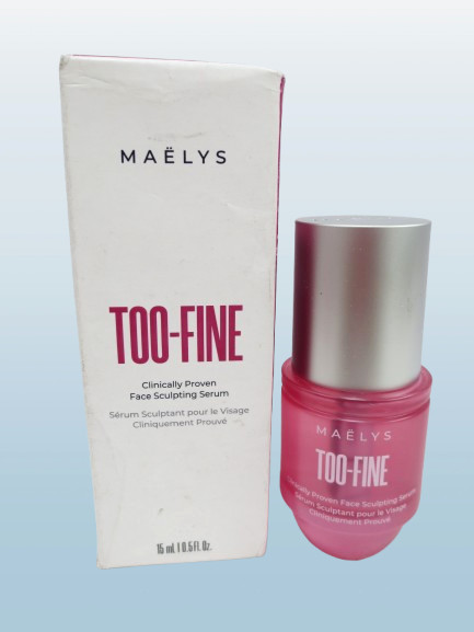 MAELYS TOO-FINE CLINICALLY PROVEN FACE SCULPTING SERUM 0.5 OZ BOXED