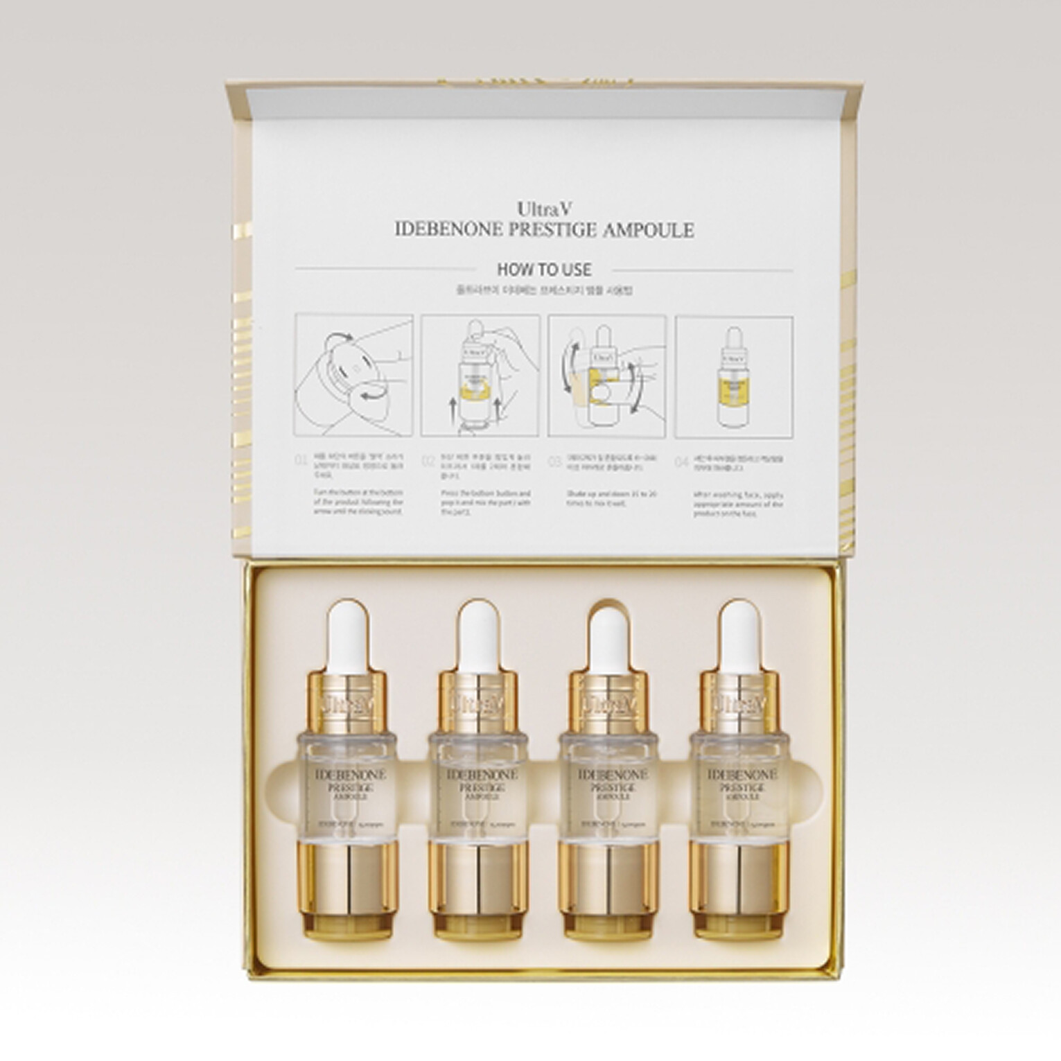 ULTRA V Idebenone Prestige Ampoule 10ml x 4ea Anti-aging K-Beauty