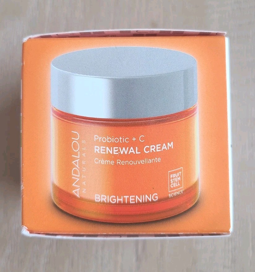 Andalou Naturals Probiotic+C Renewal Cream Brightening Complexion Enhancing