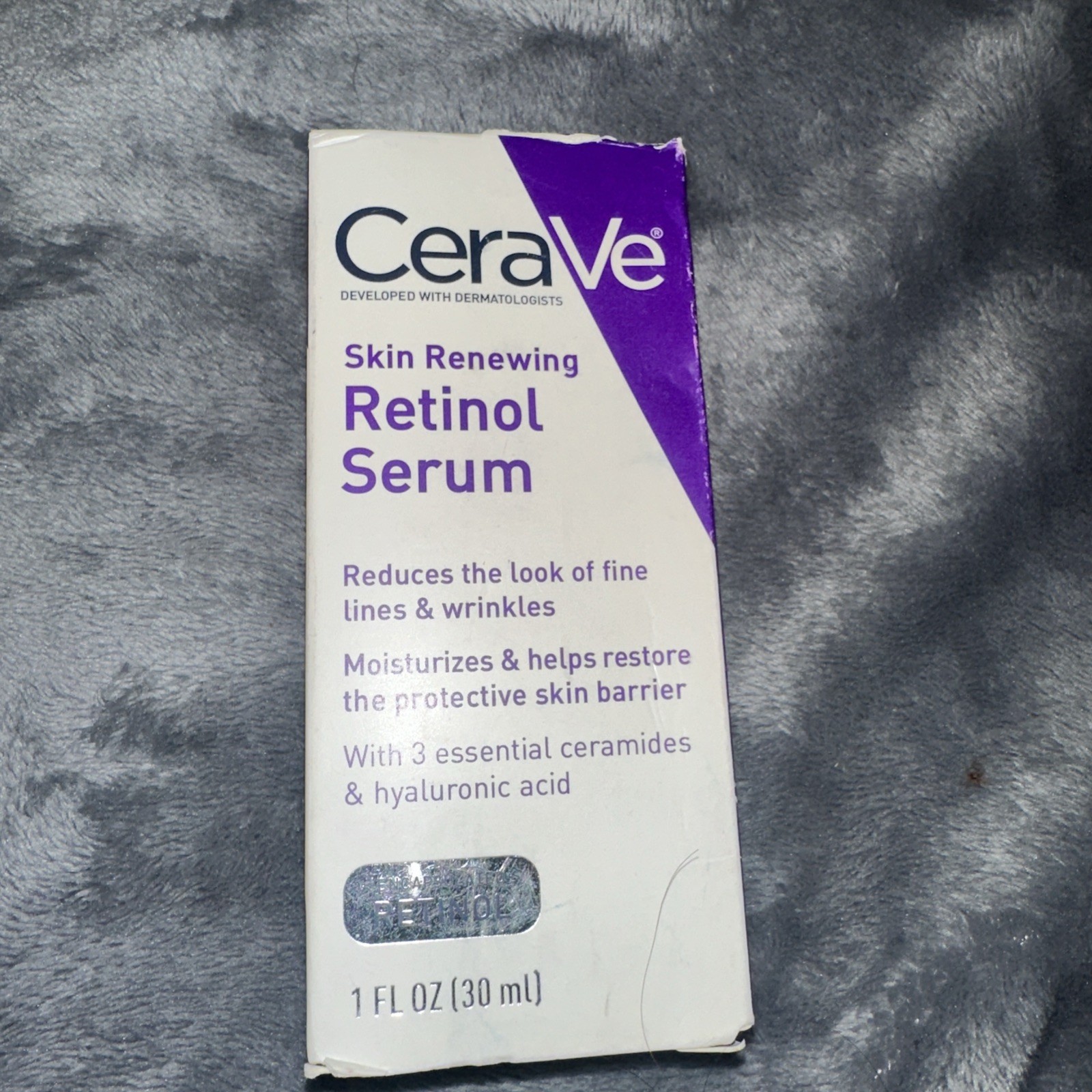 NEW Cerave Skin Renewing Retinol Serum Encapsulated Retinol 1 FL Oz (30 ml)