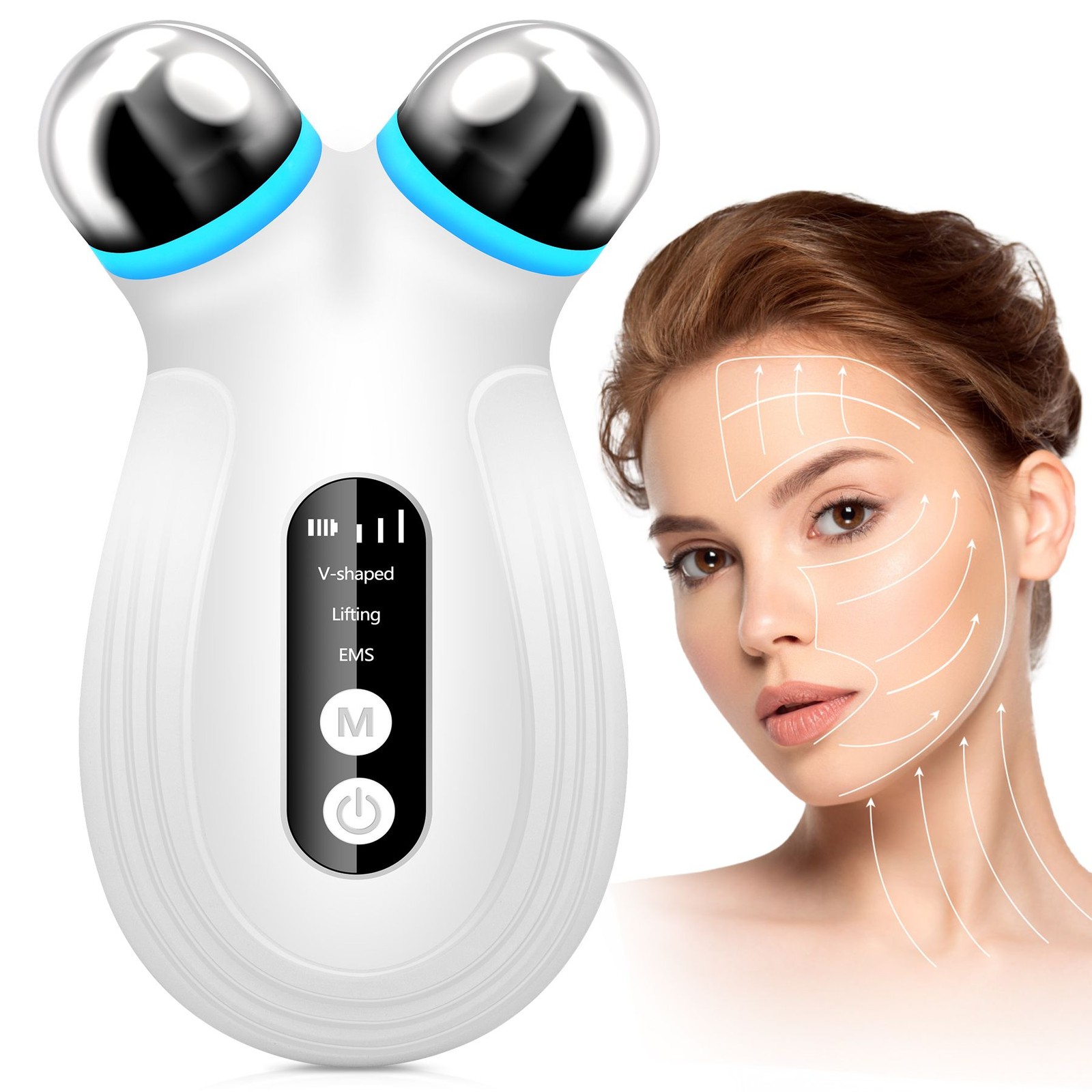Anti Aging and Wrinkles Microcurrent Facial Device, Boost Skin Care Products Abs