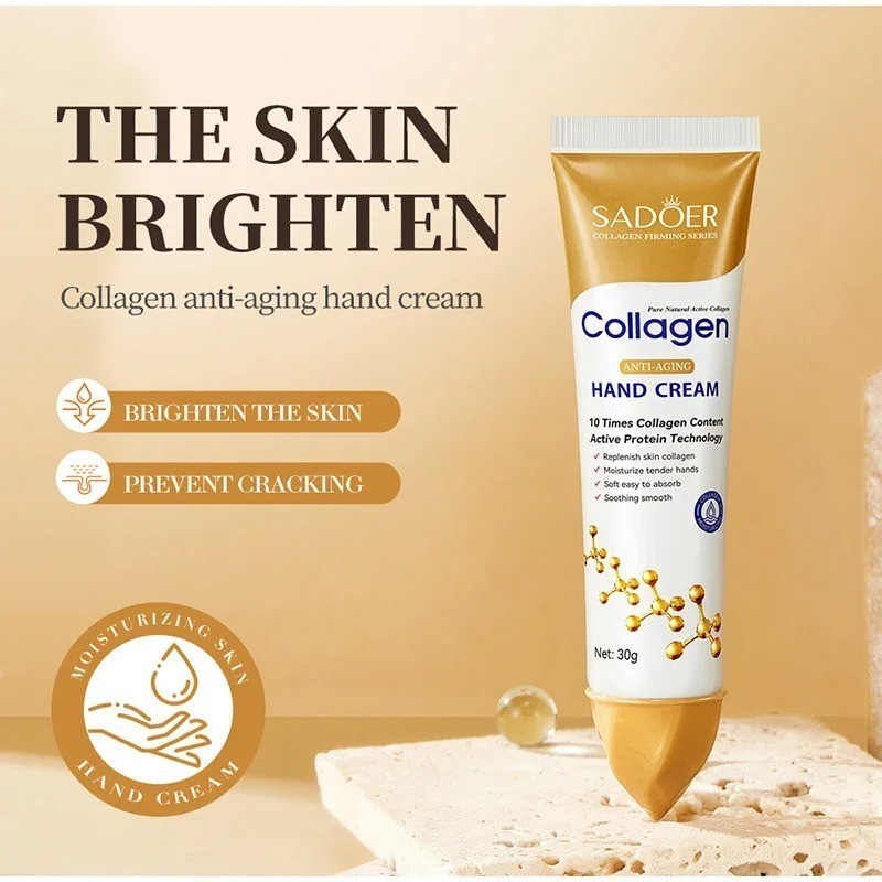 3PCS Collagen Anti-wrinkle Hand Cream Anti-Aging Cream Deep Moisture & Repair