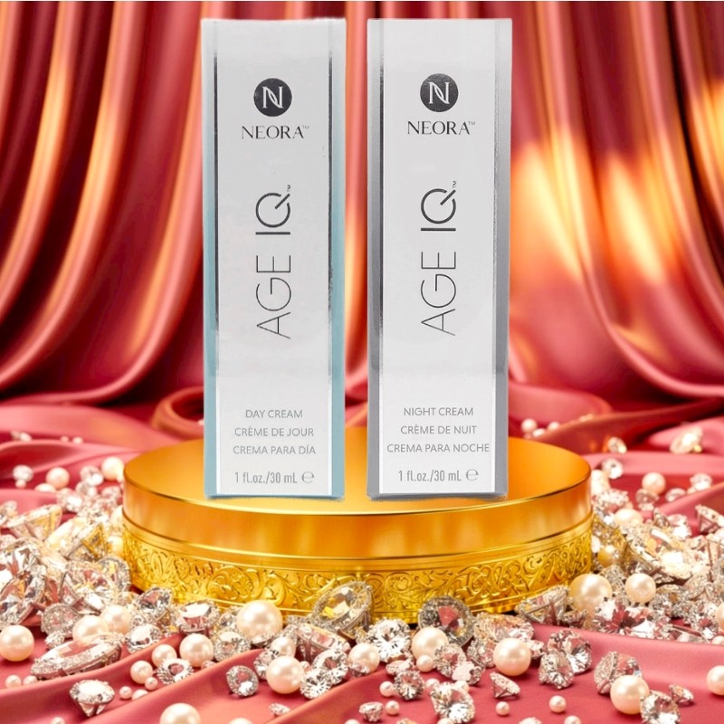 Nerium Aged IQ Day and Night Cream Anti Aging Combo Set 30ml 1oz Each New Sealed