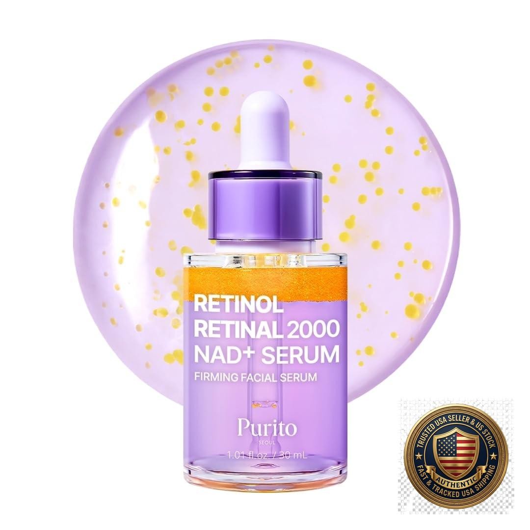 Retinol 0.1% Retinal Anti-Aging Facial Serum Wrinkles Fine Lines