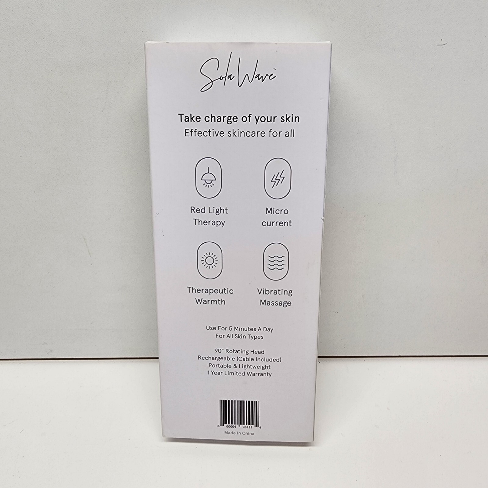Solawave Advanced Skincare Wand Red Light Therapy ROSEGOLD