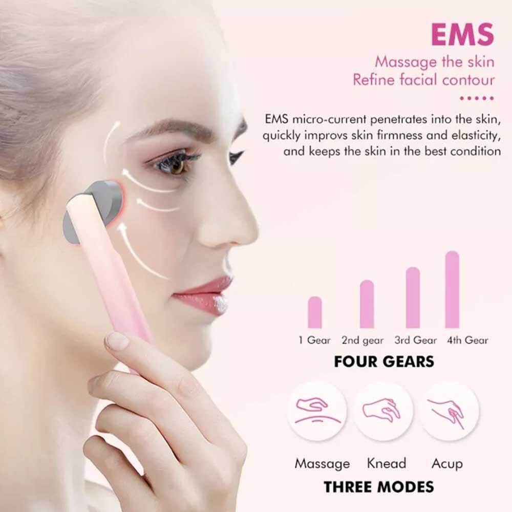 Facial LED Beauty Wand M5 Red Light Therapy Massage for Skin Care & Anti-Aging