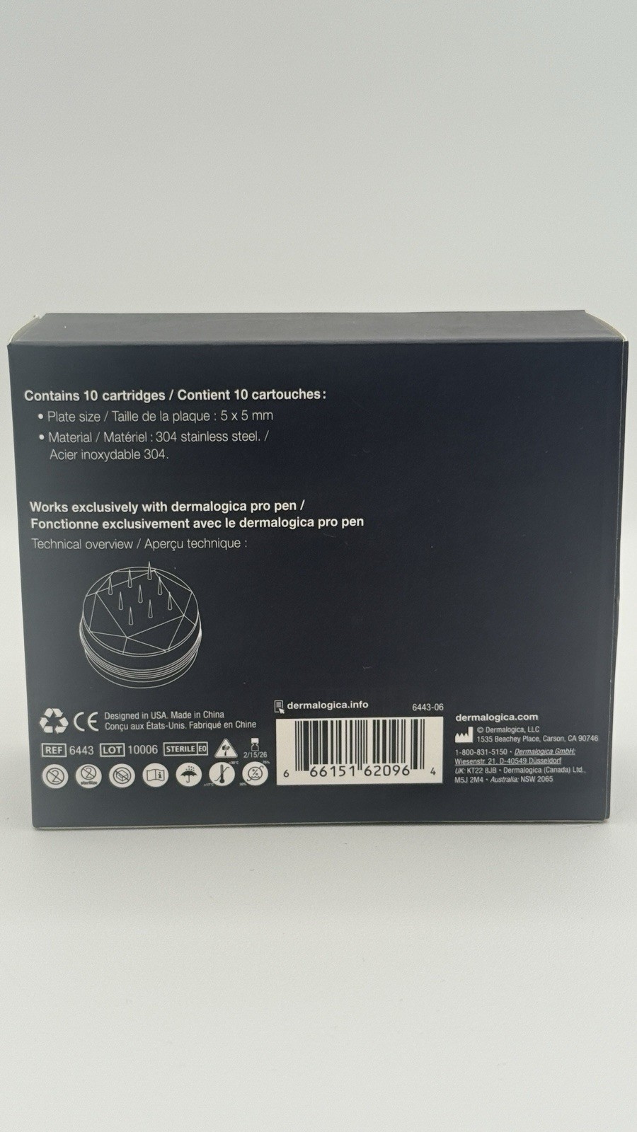 Dermalogica Pro Pen 9 -pin Cartridges ( 10 Cartridges) New Sealed