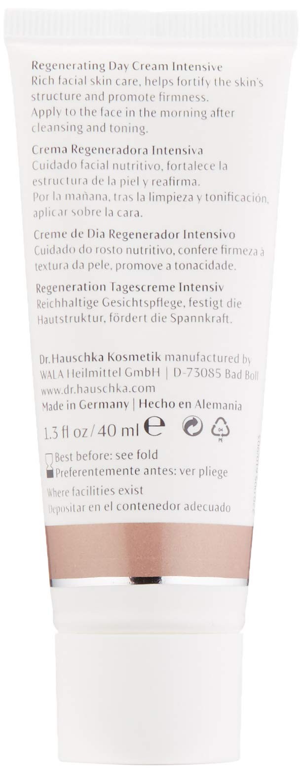 Dr. Hauschka Regenerating Day Cream Intensive, rich 1.3 Fl Oz (Pack of 1)