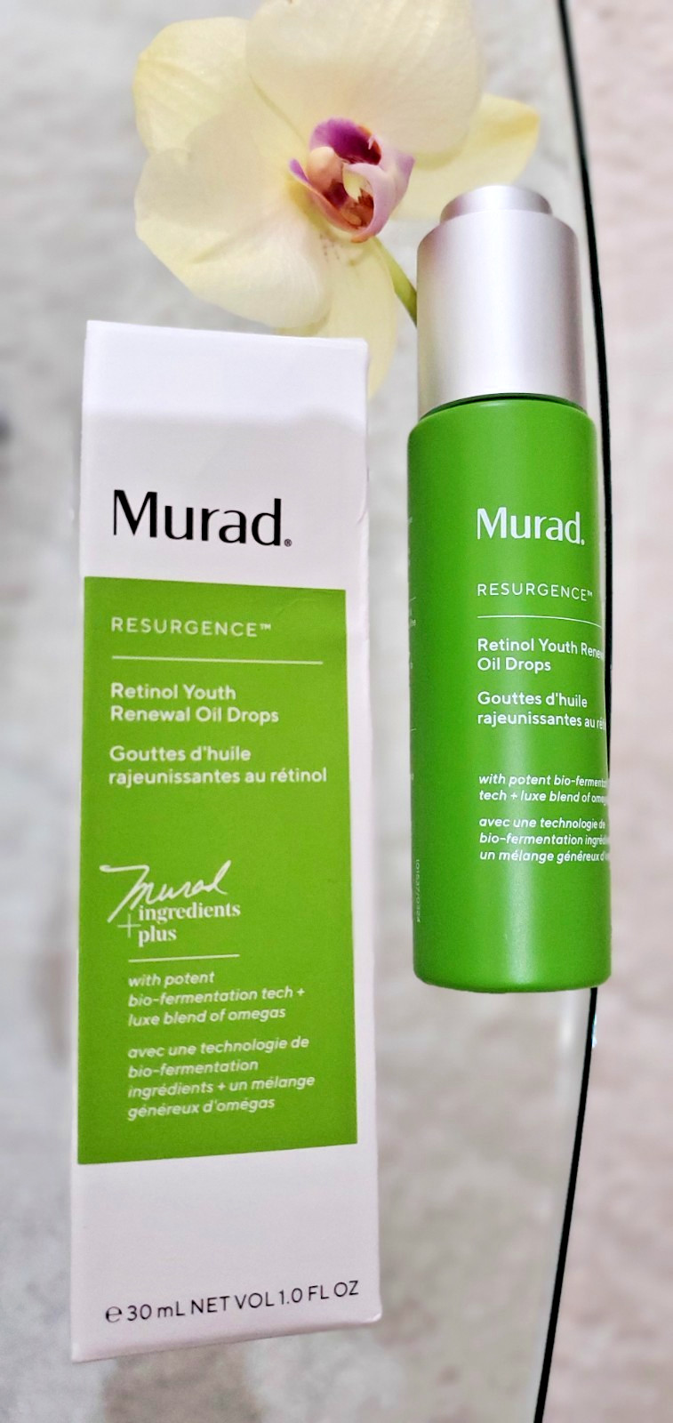 MURAD Resurgence Retinol Youth Renewal Oil Drops Omega Algae Oil 1 oz / 30 mL