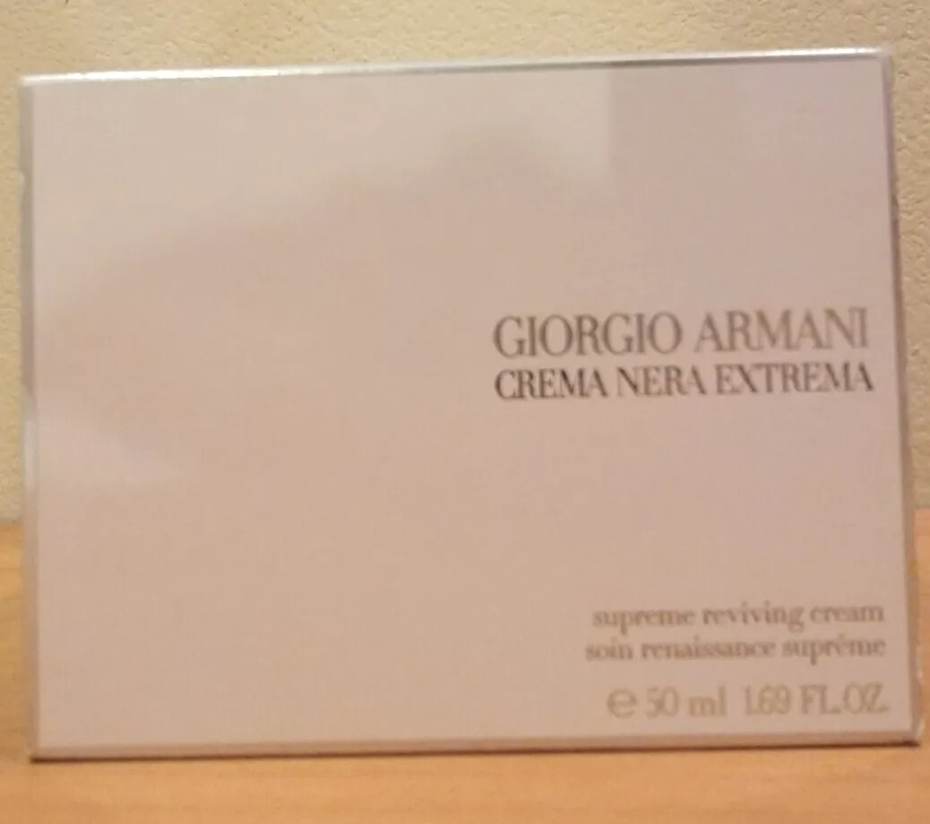 Authentic!! $440.00 Giorgio Armani Crema Nera Extrema Cream (1.69oz /50ml) New!!